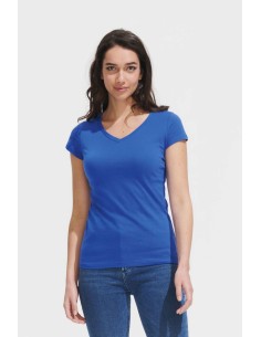 S-SO11388-SOL'S MOON - WOMEN’S V-NECK T-SHIRT 2